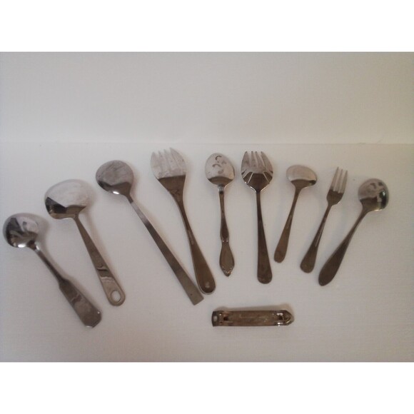 Fork Large Utensil Variety Set Of 10 - Picture 3 of 11